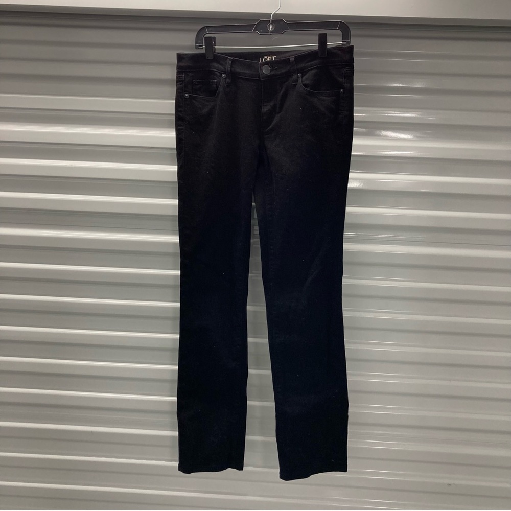Ann Taylor Classic Black Straight Leg Jeans